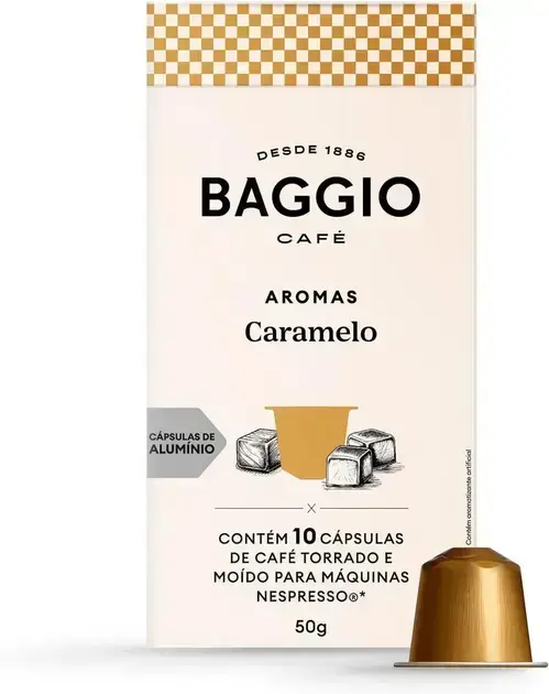 1. Cápsulas de Café Aroma Caramelo - Baggio Café