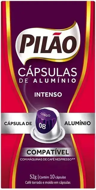 2. Café em Cápsula Lungo Intenso - Pilão
