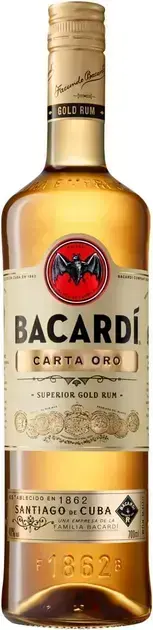 3. Rum Bacardi Carta Oro 980ml - Bacardi