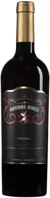 3. Vinho Argentino Buenos Aires Malbec - Fecovita