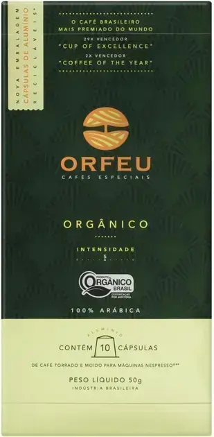 4. Cápsulas De Café Orgânico - Orfeu