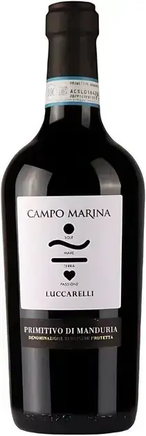 4. Vinho Campo Marina Luccarelli Primitivo di Manduria 750 ml - Campo Marina